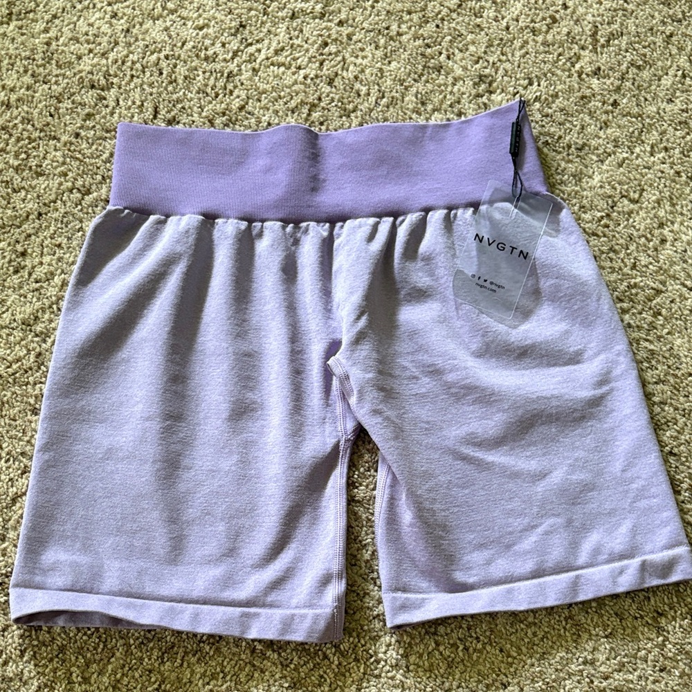 NVGTN Lavender Athletic Shorts